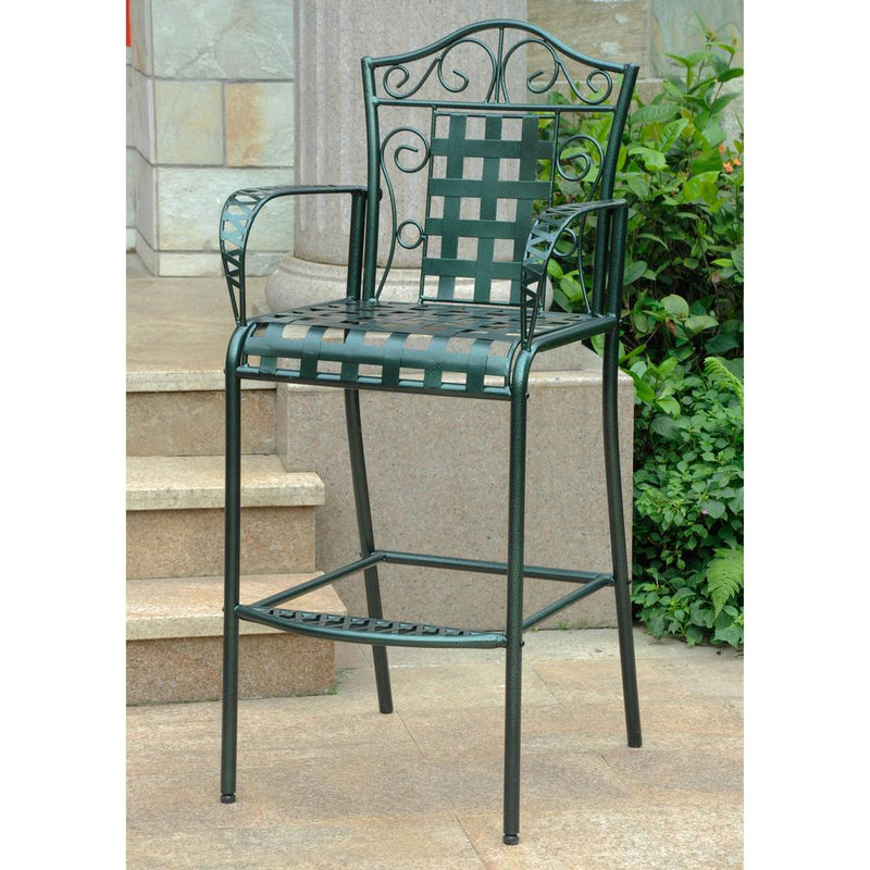 Set of 2 Mandalay Iron Bar Height Chair