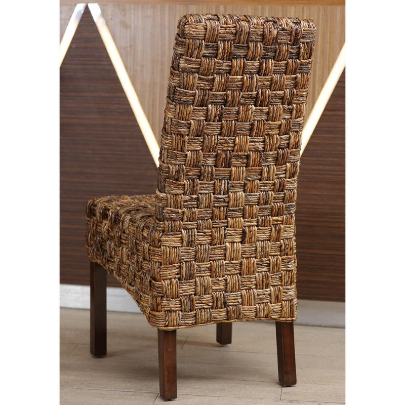 Set of Two Victor Woven Abaca Dining Chair