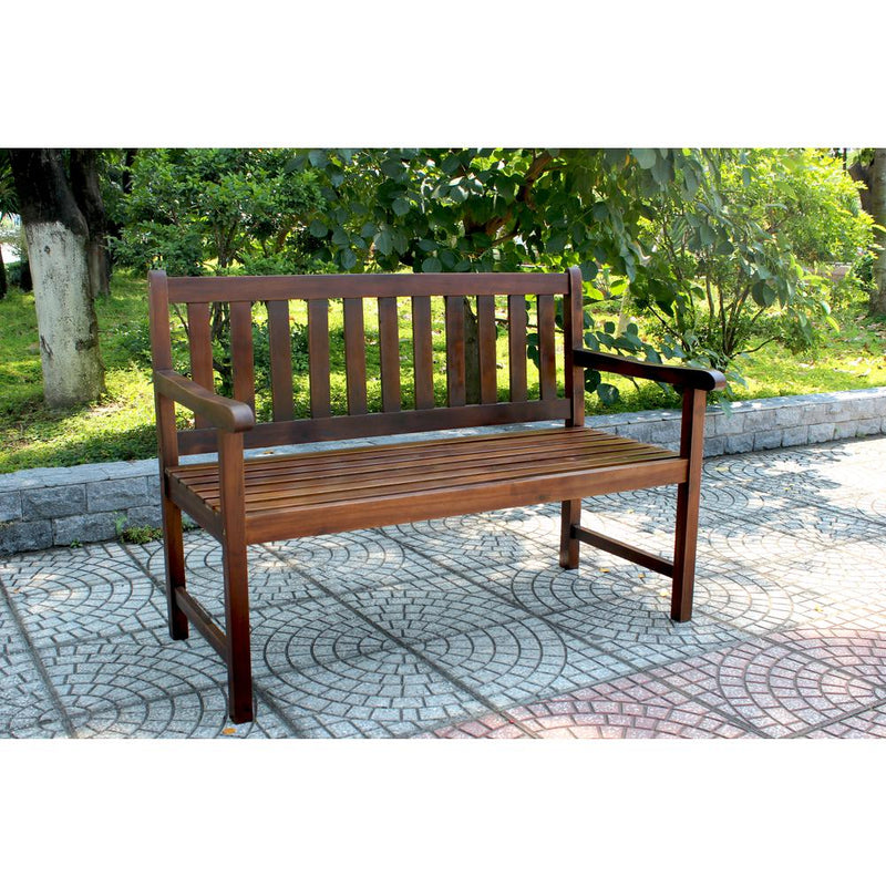 Outdoor 4 Foot Wood Bench