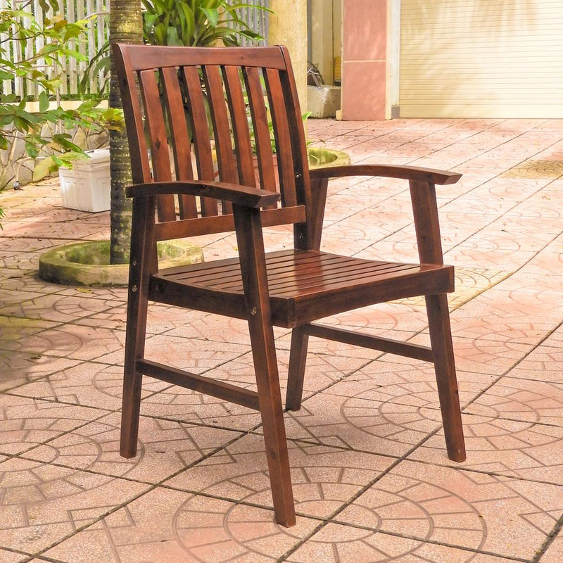 Highland Acacia Americana Arm Chair (Set of 2)