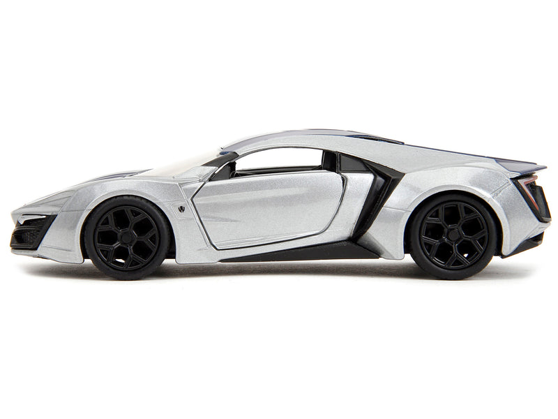 Lykan Hypersport Silver Metallic and Purple "Pink Slips" Series 1/32 Diecast Model Car by Jada