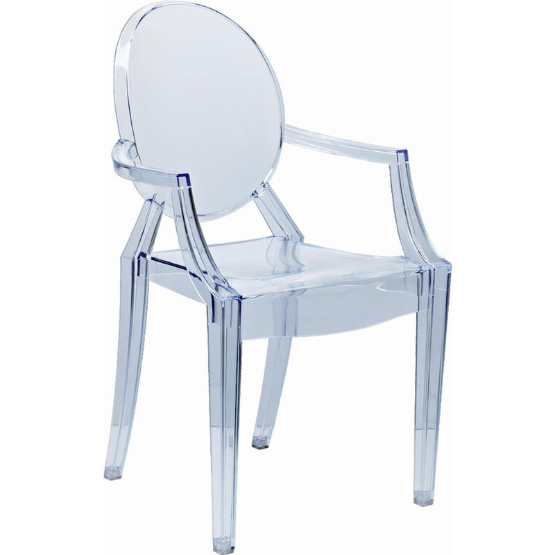 Pc Arm Chair, Clear, Set Of 4