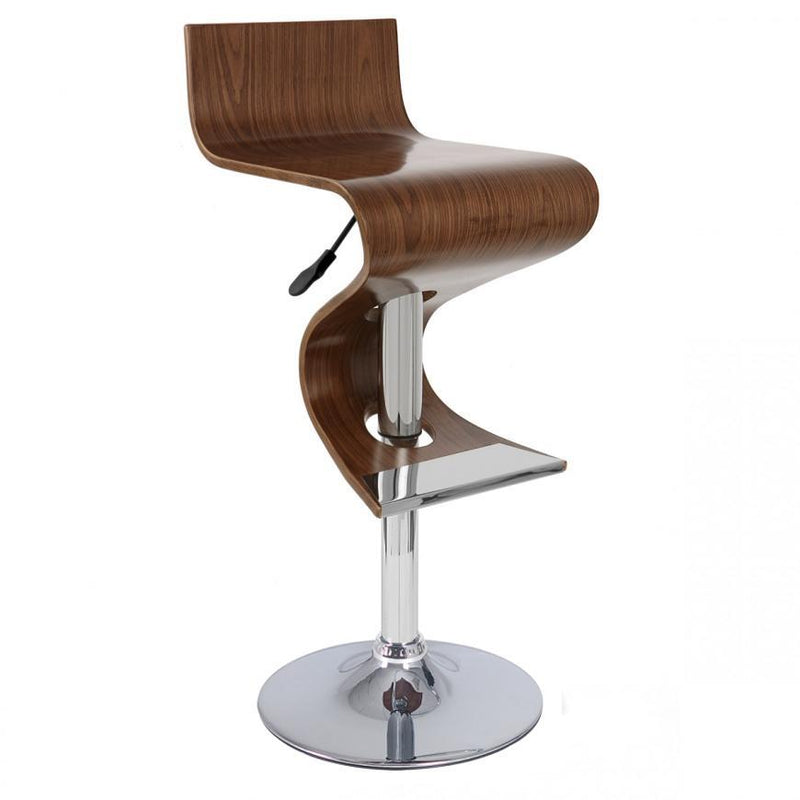 Walnut Wood Bar Stool