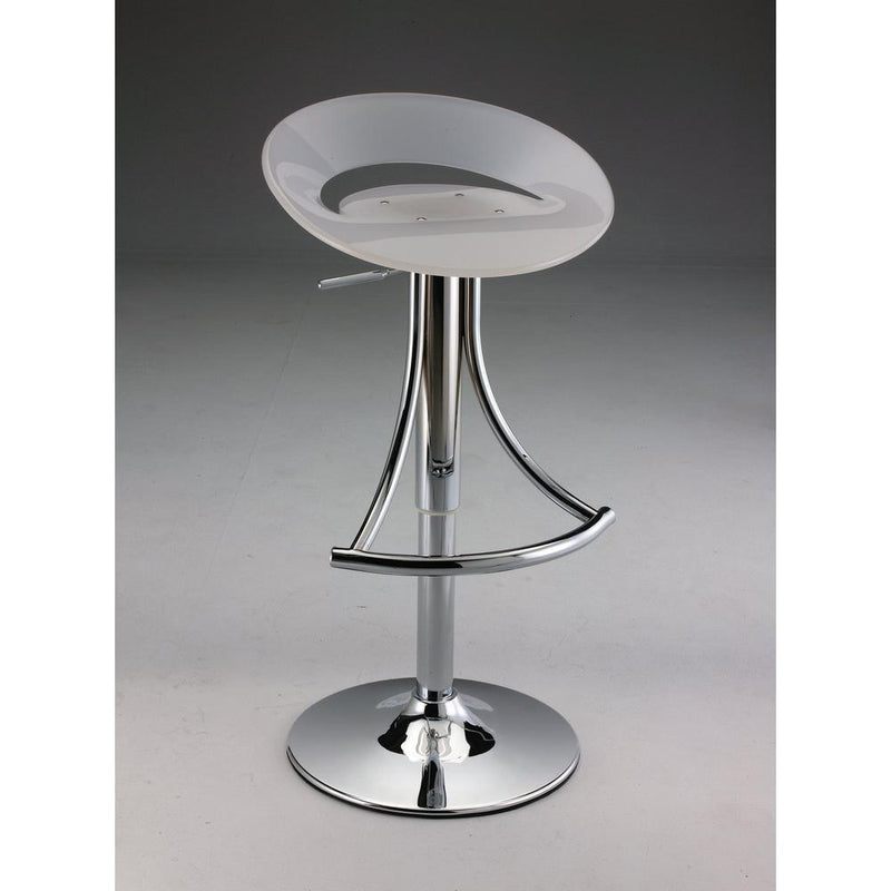 Arcrylic Bar Stool, Milky