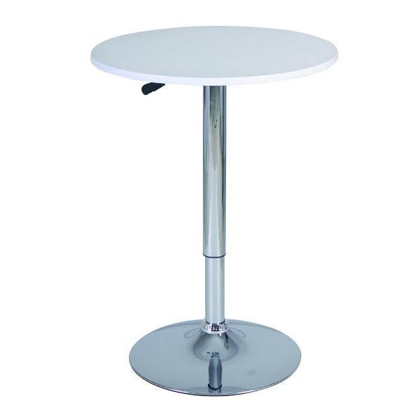 White Wood Bar Table