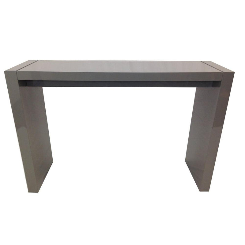 Mdf Lacquered Bar Table, 60"X18"X40", Gray