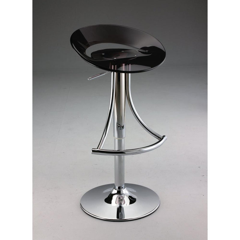 Arcrylic Bar Stool, Black