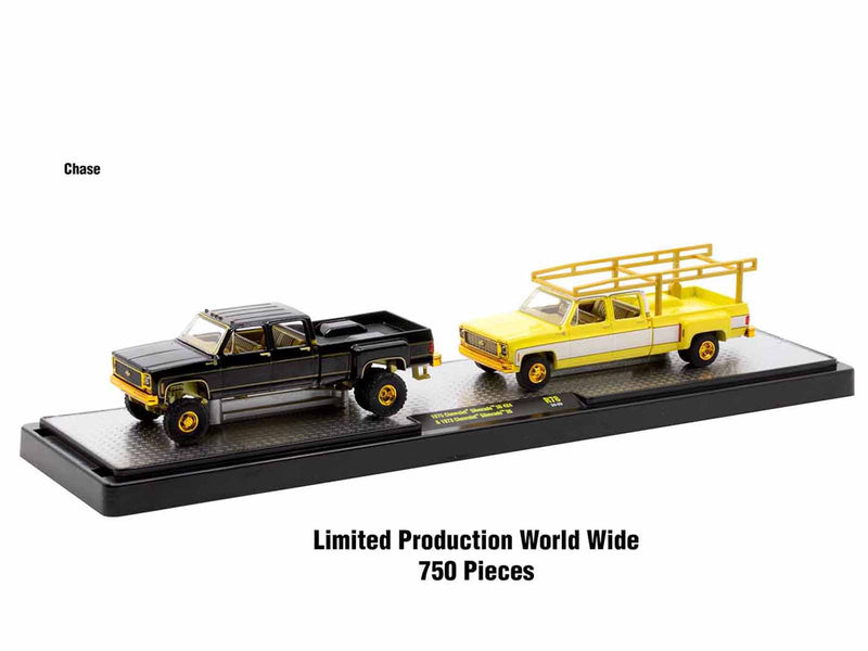 Auto Haulers Set of 3 Trucks Release 78 Limited Edition to 8000 pieces Worldwide 1/64 Diecast Models by M2 Machines