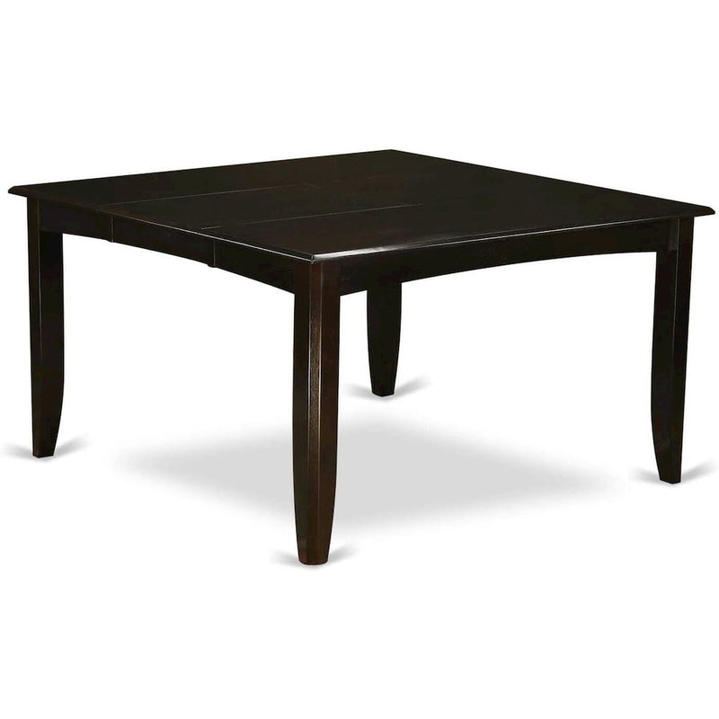 Parfait  Gathering  Dining  Square  54"  Table  with  18"  Butterfly  Leaf  finished  in  Cappuccino