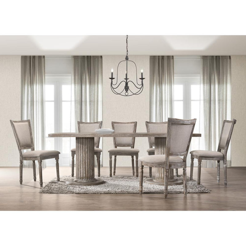 Jessica Vintage Grey 5-piece Rectangular Dinette Set