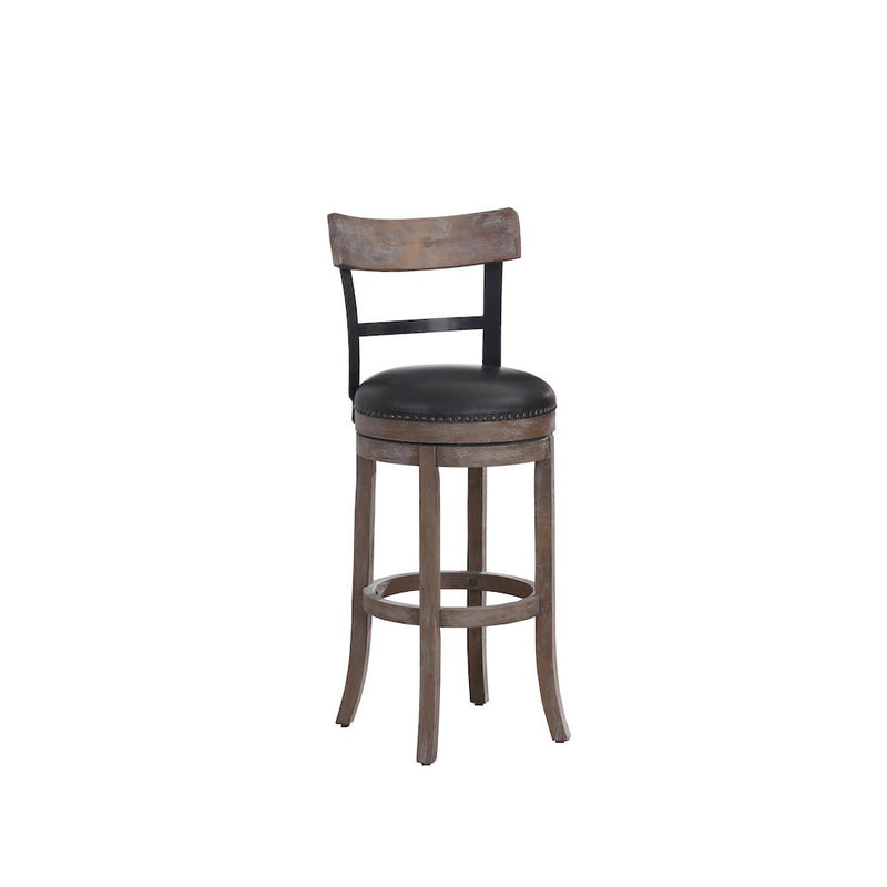 Taranto 26" Bar Swivel Stool - Washed Brown