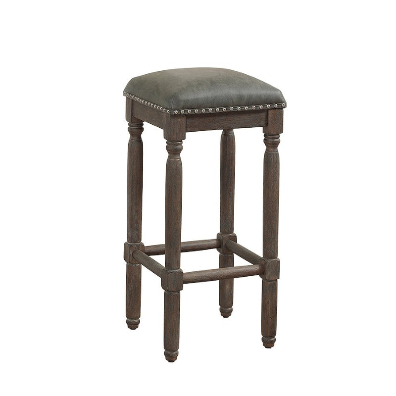 Bronson 30" Backless Stool - Driftwood