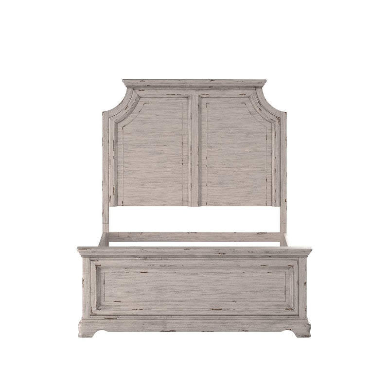 Providence King Panel Bed - Antique White