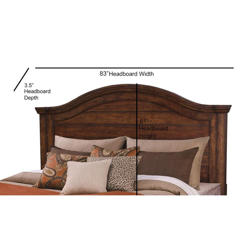 Stonebrook 6/6 Panel Headboard - Tobacco