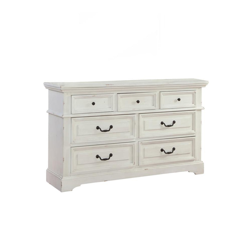 Stonebrook Dresser - Distressed Antique White