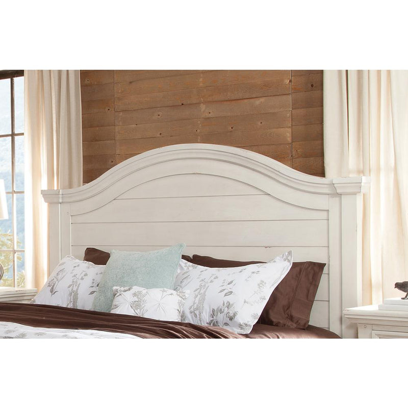 Stonebrook 6/6 Panel Headboard - Distressed Antique White