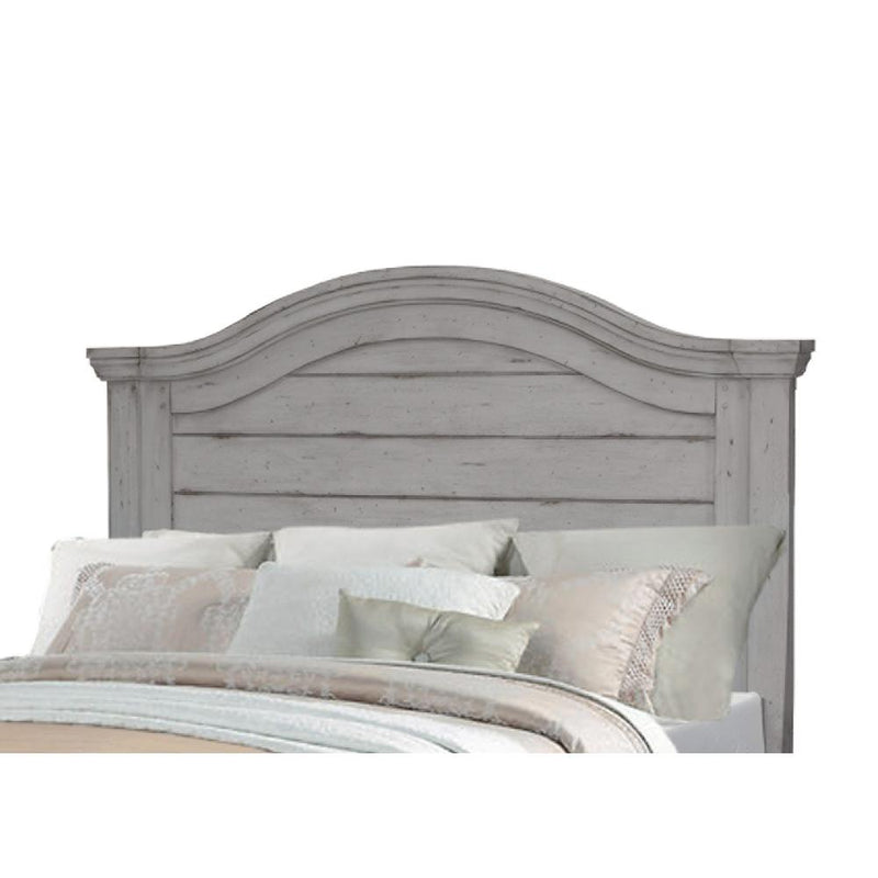 Stonebrook 5/0 Panel Headboard - Light Distressed Antique Gray