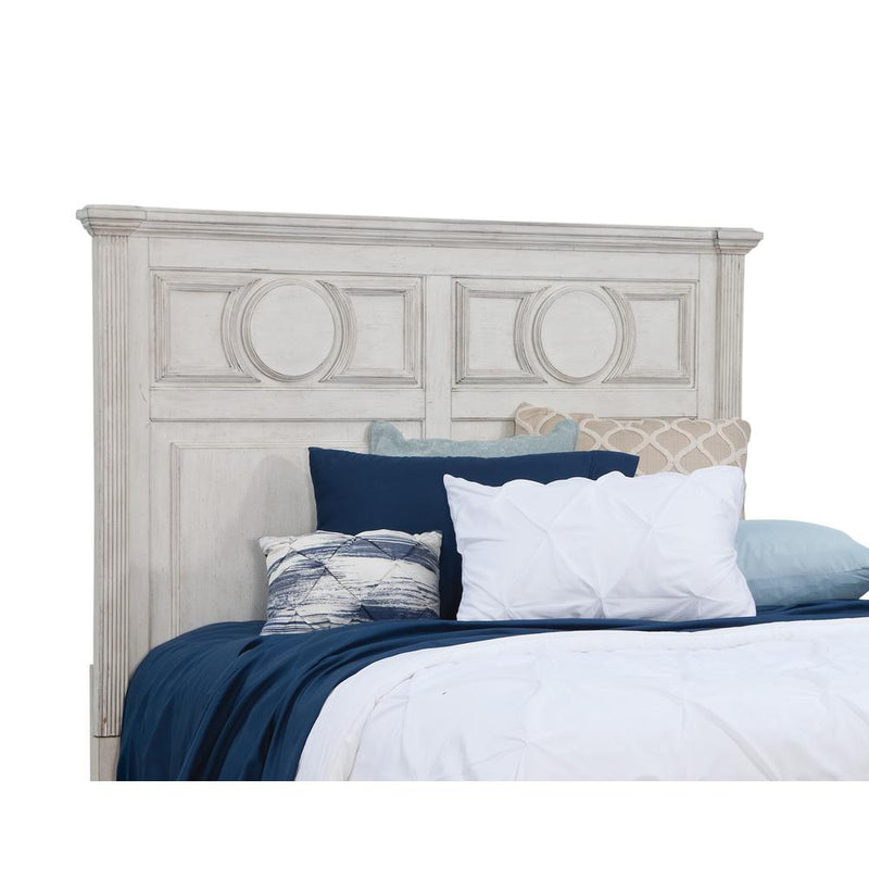 Brighten 5/0 Panel Headboard - Antique White