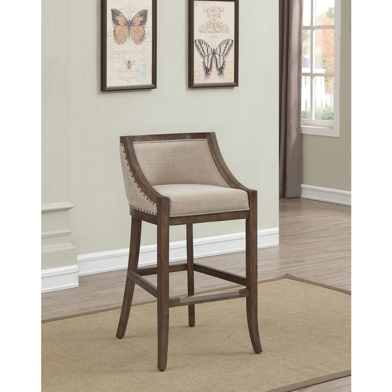 Michelle 26" Bar Stool - Warm Brown