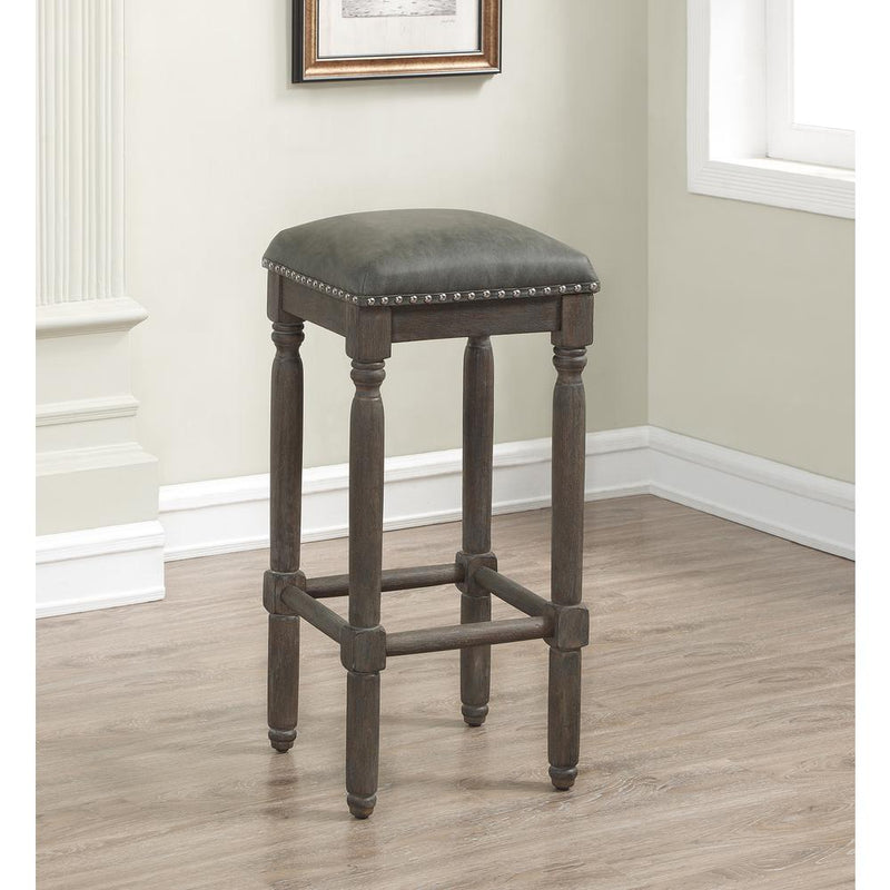 Bronson 26" Backless Stool - Driftwood