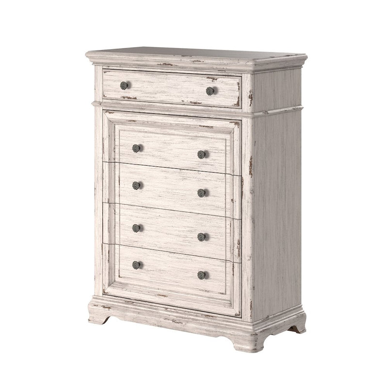 Providence 5-Drawer Chest - Antique White