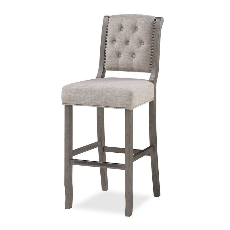 Luxe 30" Stool - Gray