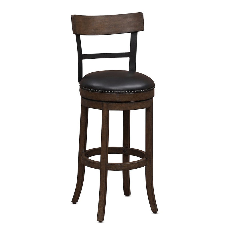 Taranto 30" Bar Swivel Stool - Washed Brown