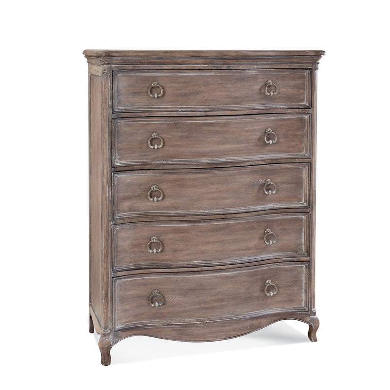 Genoa 5-Drawer Chest - Antique Grey