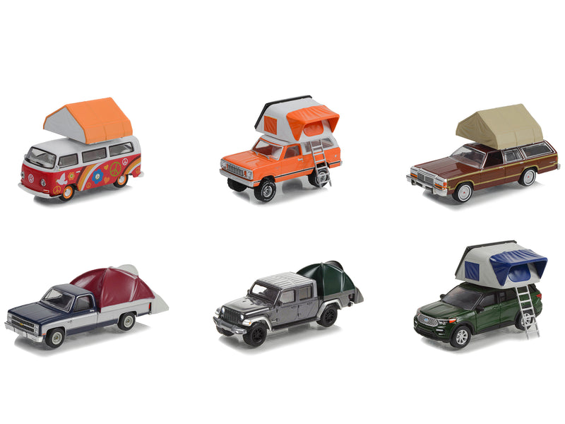 The Great Outdoors Set of 6 pieces Series 2 1/64 Diecast Model Cars by Greenlight