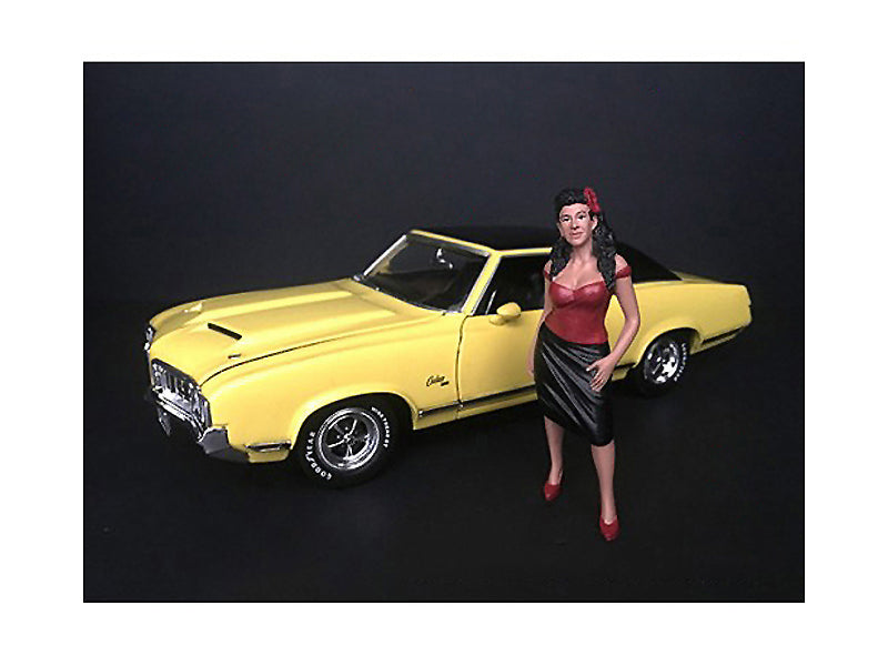 "Hanging Out II" Rosa Figurine for 1/24 Scale Models by American Diorama