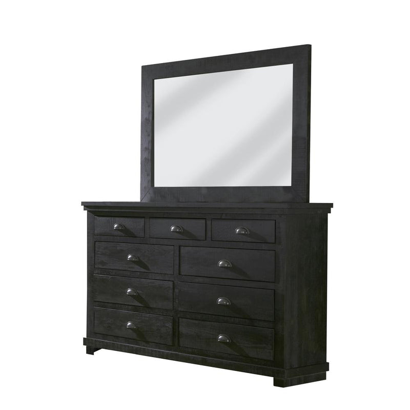 Drawer Dresser and Mirror