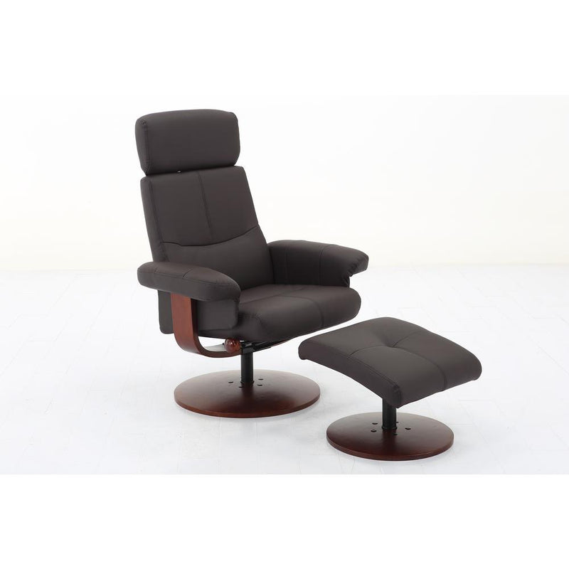 Relax-R™ Regina Recliner Brown Polyurethane