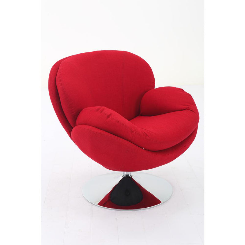 Relax-R™ Strand Leisure Accent Chair in Red Fabric