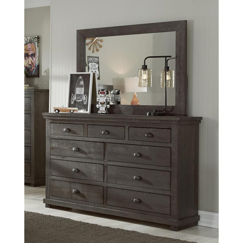 Drawer Dresser and Mirror