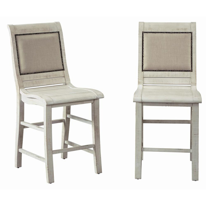 Counter Upholstered Chair, Set of 2