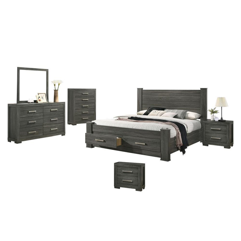 Lisa 6 Piece Bedroom Set, California King