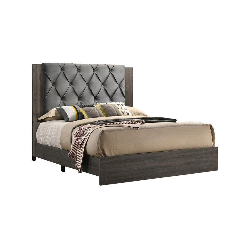 Madelyn Full Bed in Walnut Grey