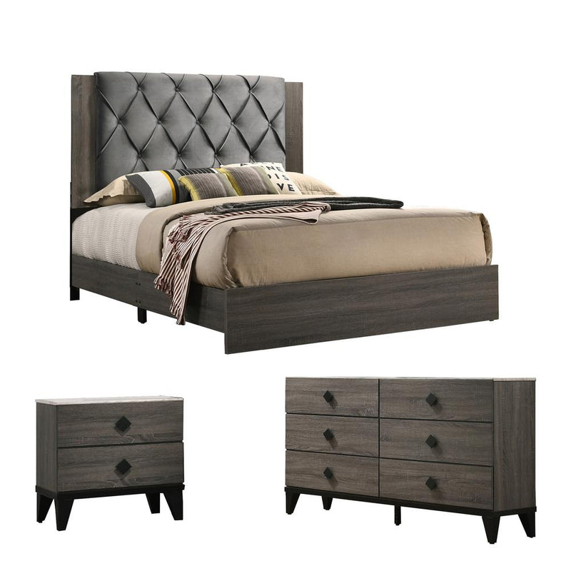 Madelyn 3 Piece Bedroom Set, Full