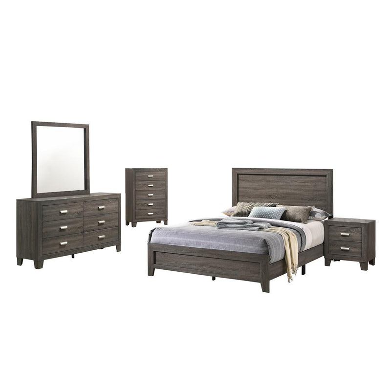 Anastasia 5 Piece Bedroom Set with Chest, Full