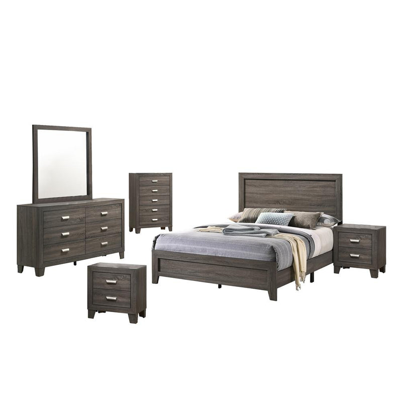 Anastasia 6 Piece Bedroom Set, Full