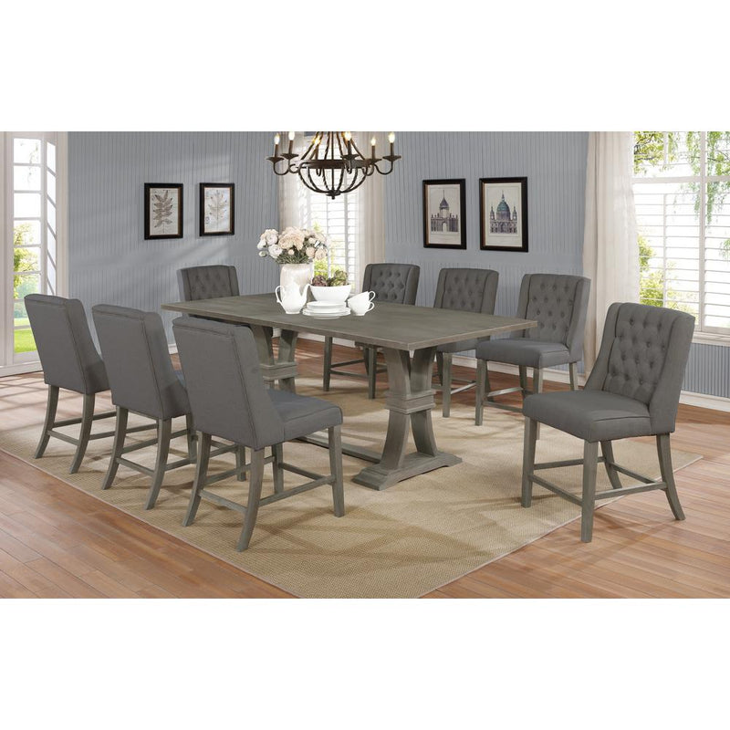 Classic 9pc Dining Set with Extendable Counter Height Dining Table