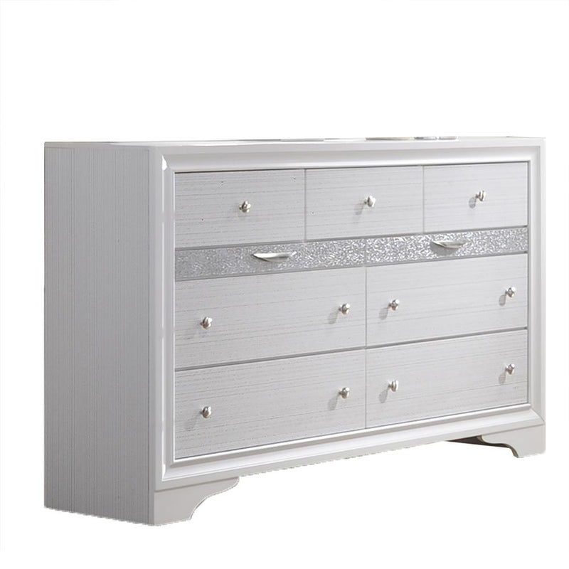 Dresser with 4 Big Drawers, 3 Smaller Drawers, and 2 Jewelry Drawers