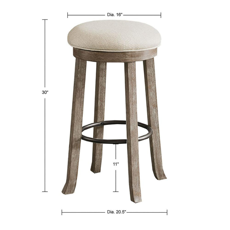 Backless Bar Stool with Swivel Seat