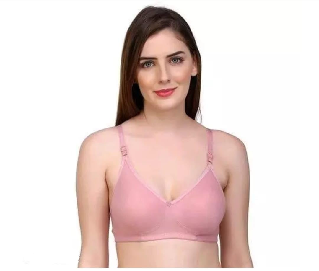 Fair & Care Women's & Girls Non Padded Double Layer Combo (Pack of 3) Bra