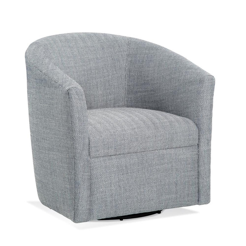 Lynton Swivel Chair - Indigo