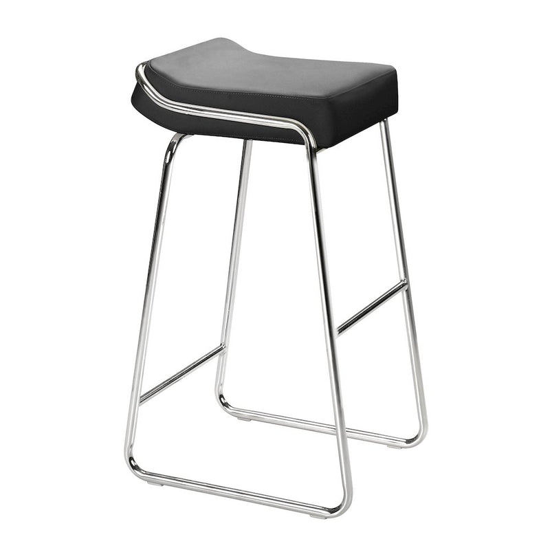 Wedge Barstool (Set of 2) Black