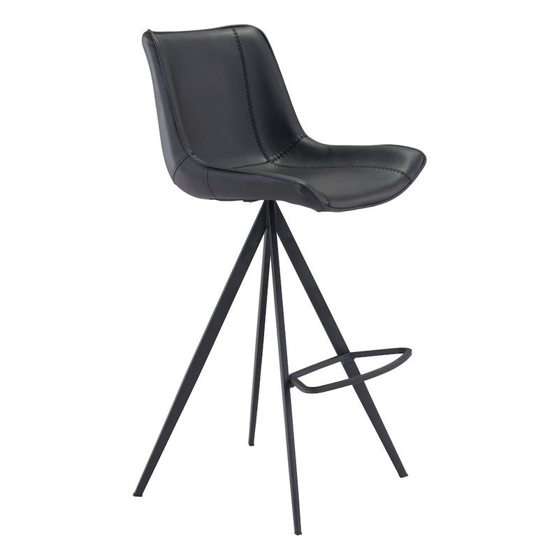 Aki Barstool (Set of 2) Black