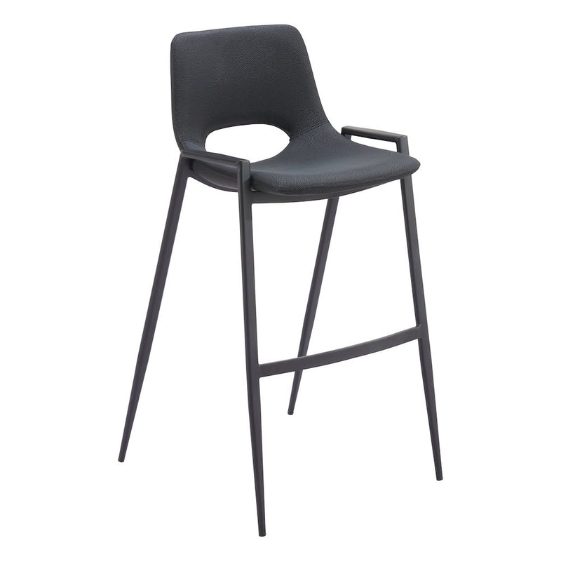 Desi Barstool (Set of 2) Black