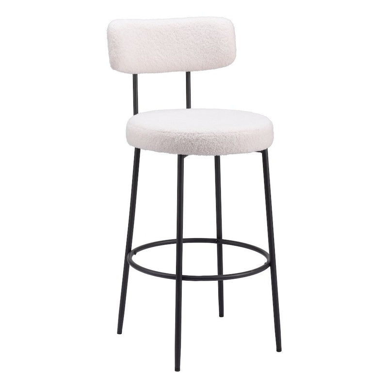 Blanca Barstool (Set of 2) Ivory