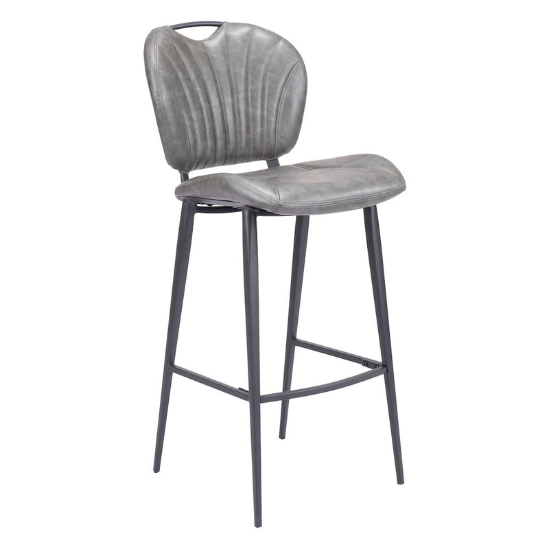 Terrence Barstool Vintage Gray